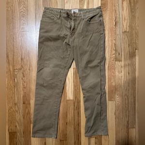 Fleece lined khaki pants